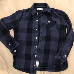 Boy checker flannel shirt